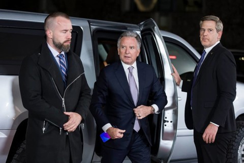 Steve Witkoff (Special Envoy of the US President) on arrival at the Federal Chancellery. Following