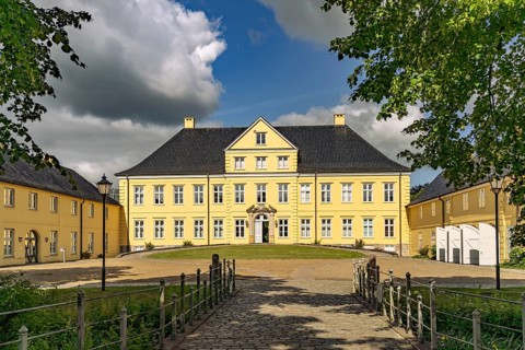 The Schleswig-Holstein State Archives in the historic Prince's Palace, City of Schleswig,