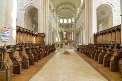 Abbey of Fleury (Benedictines), Saint-Benoît-sur-Loire, Département Loiret, France
