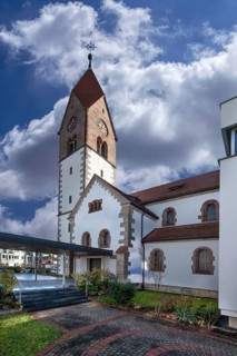 St. Ottokirche, Lauf an der Pegnitz, built around 1900, conversion 1970 to 1971, Ottogasse 5,