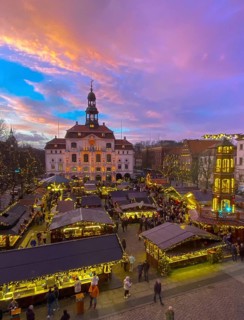 Lüneburg, Christmas market, market square, town hall