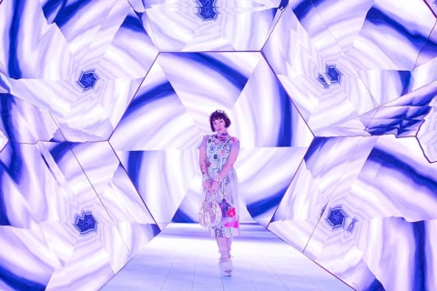 Melissa Lee at the opening of Bubble Planet - The Adventure Museum for All Senses at Arena Berlin,