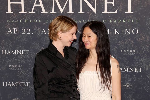 Jessie Buckley and Chloé Zhao, Hamnet, German premiere at the Delphi Filmpalast, Berlin, 8.12.2025