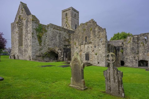 Ruins of Sligo Abbey (Dominican) founded 1253, Sligo, County Sligo, Ireland