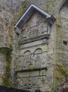 O'Conor monument in Sligo Abbey (Dominican) founded 1253, Sligo, County Sligo, Ireland