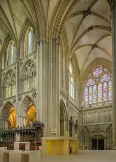 Cathedral Altar, Bayeux, Calvados Department, France