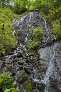 Rottach Wasserfall, Felsen, Rottach-Egern, Mangfall Mountains, Upper Bavaria, Bavaria, Germany