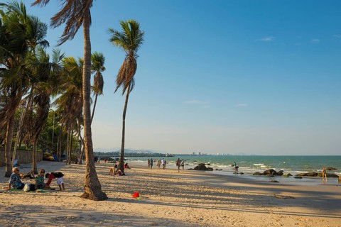 Hua Hin Beach, Hua Hin Beach, Hua Hin, Prachuap Khiri Khan, Central Thailand, Thailand