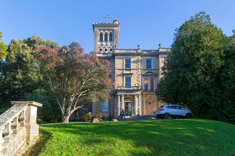 Reed Hall, historic listed Italianate mansion, Streatham Campus, University of Exeter, Exeter,