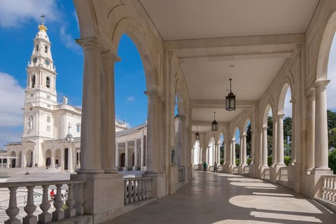 Basilica of Our Lady of the Rosary (Basílica de Nossa Senhora do Rosário) in Fátima, Portugal