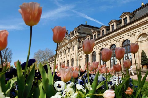 Castle Park, Fulda City Palace, Hesse, Germany