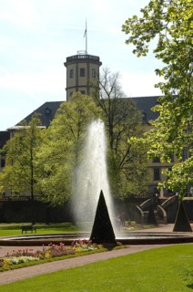 Castle Park, Fulda City Palace, Hesse, Germany