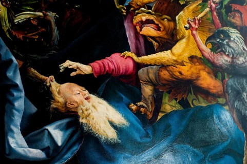 Isenheim Altarpiece by Matthias Grünewald, Unterlinden Museum, Musée Unterlinden, Colmar, Haut-Rhin