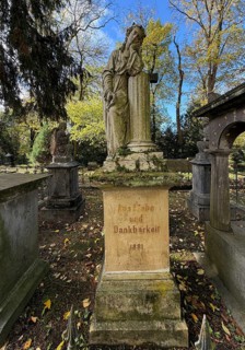 Old tombs at the castle cemetery at the Michaelskapelle, Bad Godesberg, Bonn, North