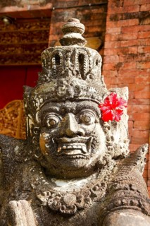 Stone sculpture, Ubud, Bali, Indonesia