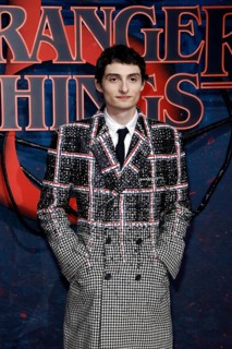 Finn Wolfhard at the Stranger Things fan event in Hangar 7 at Tempelhof Airport in Berlin on 18.11