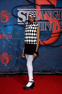 Toni Dreher at the Stranger Things fan event in Hangar 7 at Tempelhof Airport in Berlin on 18.11