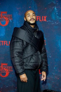 Malick Bauer at the Stranger Things fan event in Hangar 7 at Tempelhof Airport in Berlin on 18.11