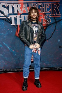 Riccardo Simonetti at the Stranger Things fan event in Hangar 7 at Tempelhof Airport in Berlin on