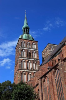 St. Nicholas Church, also St. Nicholas Church, in the urban area of Altstadt, Stralsund,