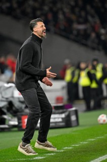 Coach coach Sandro Wagner FC Augsburg FCA gesture on the sidelines VfB Stuttgart MHPArena, MHP