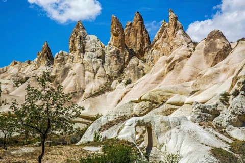 Bagildere Valley, fantastic tuff rock formations, Cappadocia, Turkey