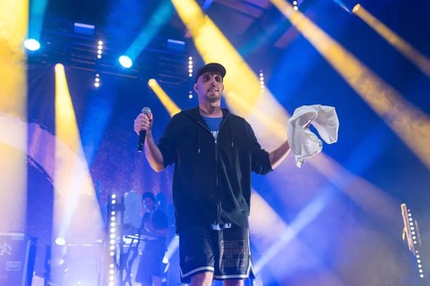 Carlito (Carlos Charlemoine), singer of Irie Révoltés live on Irieunion - Le Re-Tour pour une