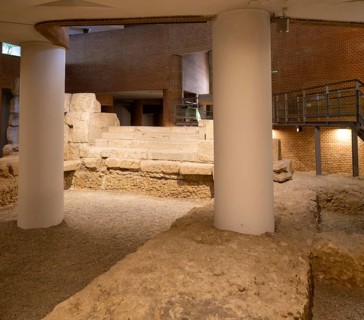 Museo del Foro de Caesaraugusta, Roman forum museum, Zaragoza, Aragon, Spain