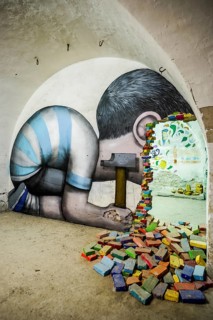 Street art, graffiti, MAUSA VAUBAN, Museum of Urban Art and Street Art, Vauban Fortress