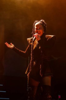 LaFee (real name: Christina Klein) live on Shadow & Light Tour 2025 at Berlin's Tempodrom on 26.10