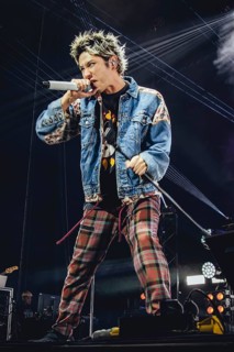 Singer Takahiro Moriuchi from One Ok Rock live on Detox European Tour 2025 in Berlin's