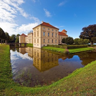 Rheinsberg Castle, countryside, Ostprignitz-Ruppin district, prime example of Friederician Rococo,