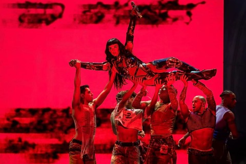 Katy Perry live on The Lifetime Tour 2025 in Berlin's Uber Arena on 21.10.2025