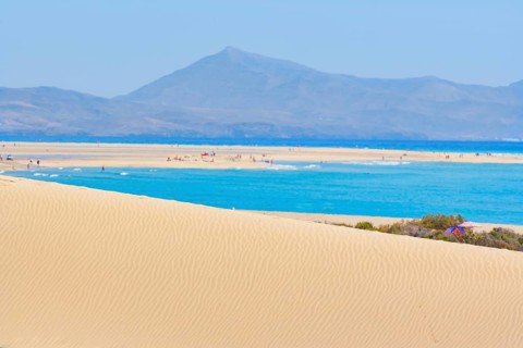 Sotavento Beach, Jandia, Fuerteventura, Canary Islands, Spain