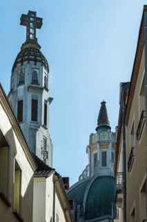 Vichy, listed as World Heritage by UNESCO. Saint-Blaise church, Allier, Auvergne-Rhone-Alpes,