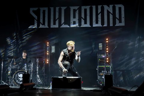 Johannes Johnny Stecker, Singer, Soulbound, Metal Band, D, live at Columbiahalle Berlin on 10