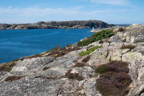 Archipelago landscape with granite rocks, Resö Island, Bohuslän, Skagerrak, Sotenäs, Västra