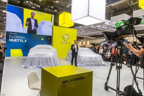 Opel CEO Florian Huettl. Opel presented the Opel Corsa GSE Vision Gran Turismo as a world premiere