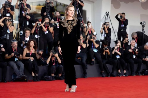Venice, Italy - 2 September 2025: Eva Herzigova during the red carpet of - A house of Dynamite -