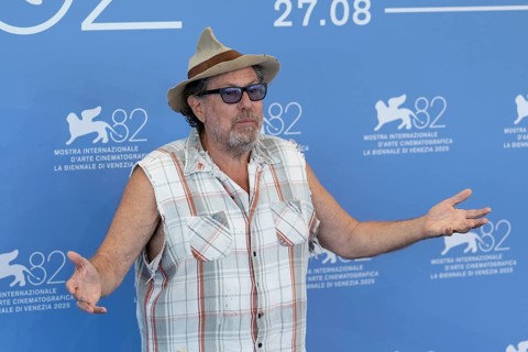 Venice, Italy - 3 September 2025: Julian Schnabel during the Photo Call of - In the Hand of Dante -