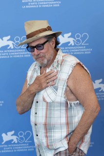 Venice, Italy - 3 September 2025: Julian Schnabel during the Photo Call of - In the Hand of Dante -