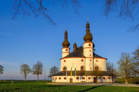 Pilgrimage church, Dreifaltigkeitskirche Kappl, near Waldsassen, Upper Palatinate, Bavaria, Germany