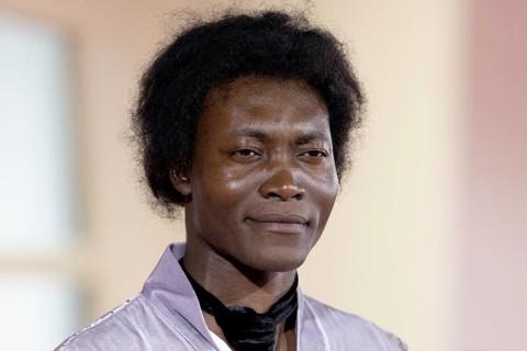 Venice, Italy - 3 September 2025: Benjamin Clementine during the red carpet of - Cartier Glory To