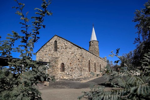 Rhenish Mission Church from 1895, today the Keetmanshoop Museum, Keetmanshoop, Karas Region,