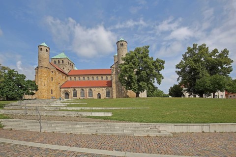 Ottonian UNESCO St Michael's Church, St Mary's Cathedral, Hildesheim, Lower Saxony, Germany