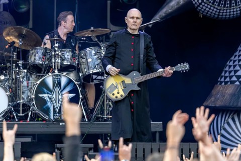 Billy Corgan, singer, guitarist, The Smashing Pumpkins, rock band, USA, The Aghori Tour 2025, open