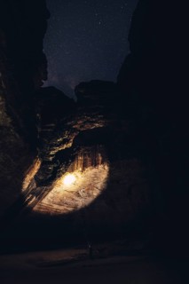 Bungle Bungle Range, Outback, hiking at night in Australia in high heat, Western Australia,
