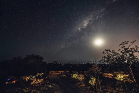 Milky Way with starry sky in the Australian outback, Australia