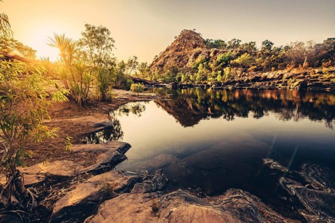Bell Gorge, The Kimberleys, sunrise in the outback, Gibb River Road, Australia
