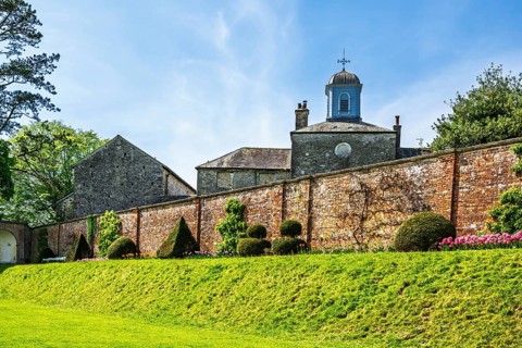 Sizergh Castle and gardens, Helsington, Cumbria, England, United Kingdom